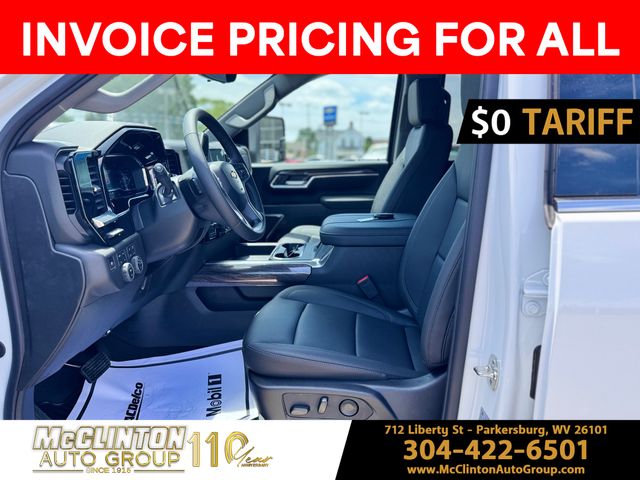 2025 Summit White Chevrolet Silverado 2500HD LTZ 4X4 Truck