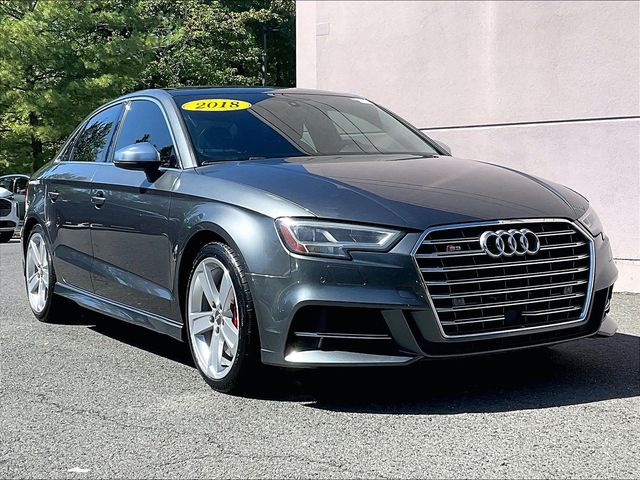 Daytona Gray Pearl 2018 Audi S3 Sedan All-Wheel Drive 6-Speed Automatic
