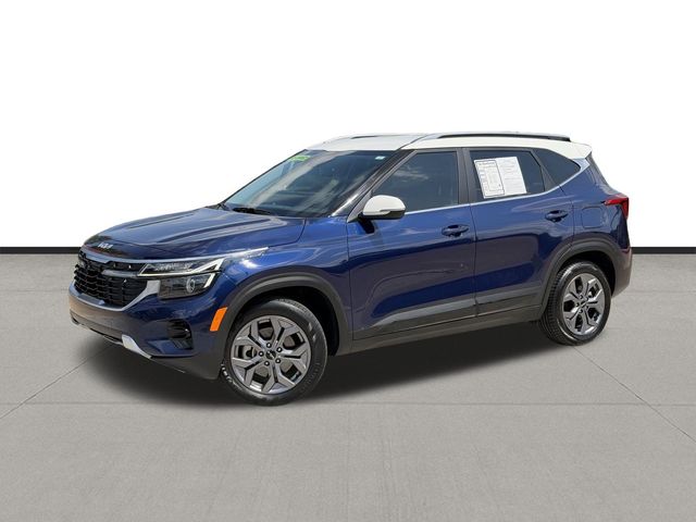 2024 Kia Seltos S Blue at Joe Myers Mazda Kia