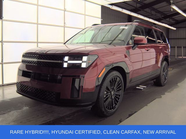 Ultimate Red 2025 Hyundai Santa Fe Hybrid Calligraphy FWD SUV / Crossover Front-Wheel Drive 6-Speed Automatic