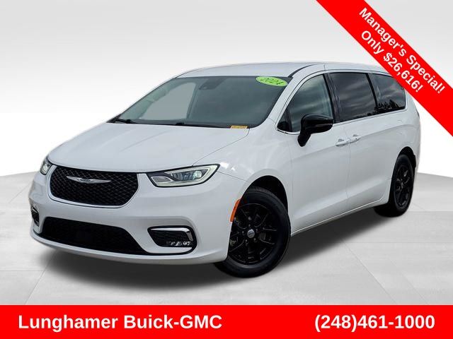 Bright White Clearcoat 2024 Chrysler Pacifica Touring L FWD Minivan Front-Wheel Drive 9-Speed Automatic