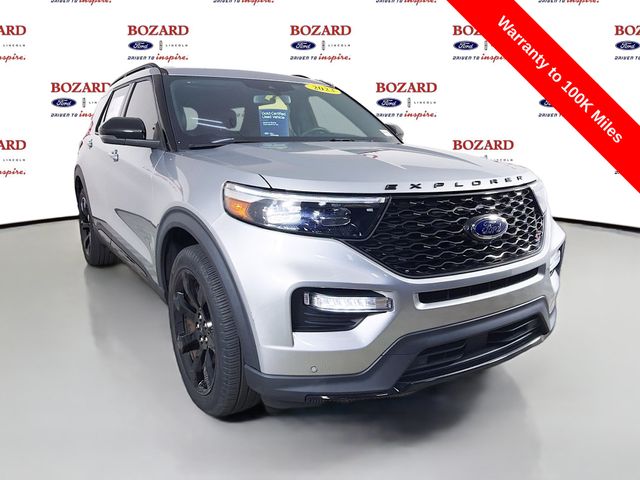 Iconic Silver Metallic 2023 Ford Explorer SUV / Crossover All-Wheel Drive Automatic