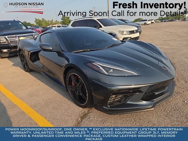 Shadow Gray Metallic 2021 Chevrolet Corvette Coupe Rear-Wheel Drive 8-Speed Dual Clutch