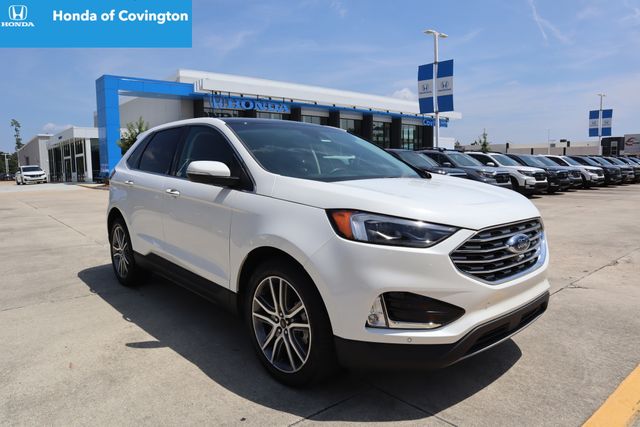 White Metallic 2024 Ford Edge SUV / Crossover All-Wheel Drive 8-Speed Automatic