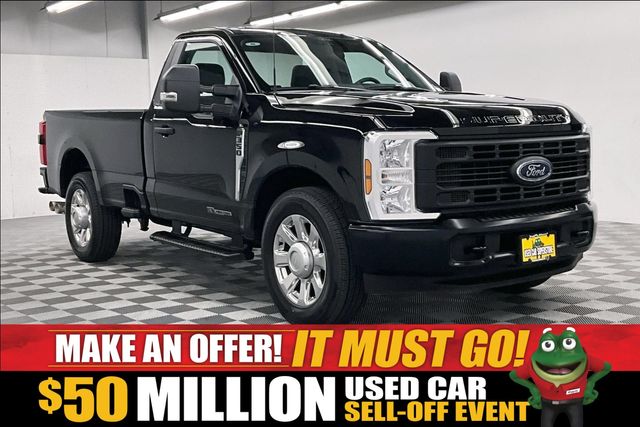 Agate Black Metallic 2024 Ford F-350 Super Duty Pickup Truck 4X2 10-Speed Automatic