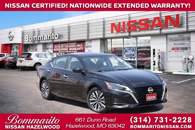 Super Black 2025 Nissan Altima Sedan Front-Wheel Drive Continuously Variable Transmission