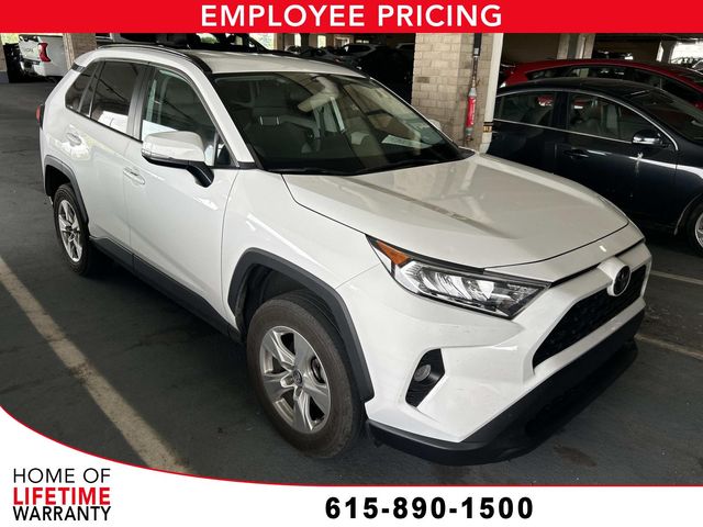 Super White 2021 Toyota RAV4 SUV / Crossover Front-Wheel Drive 8-Speed Automatic