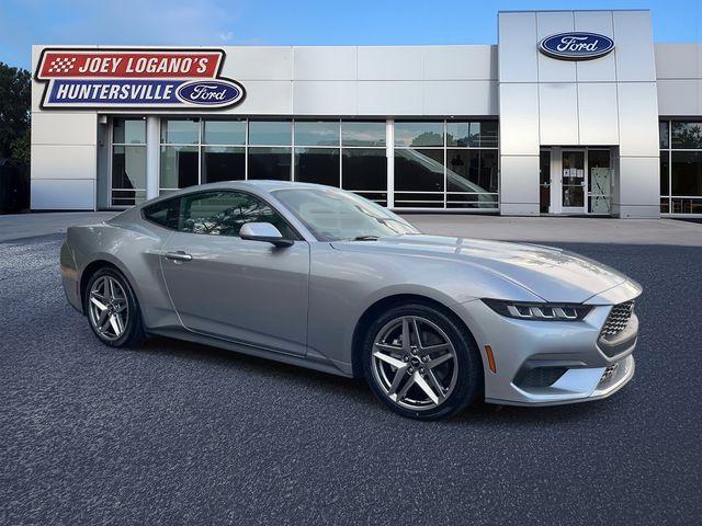 Iconic Silver Metallic 2024 Ford Mustang Coupe Rear-Wheel Drive Automatic