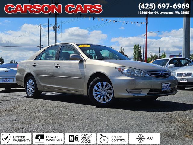 2005  Toyota Camry for Sale In Lynnwood WA - Everett WA - Seattle WA at Carson Cars Stock 36442 VIN JTDBE30K653022166