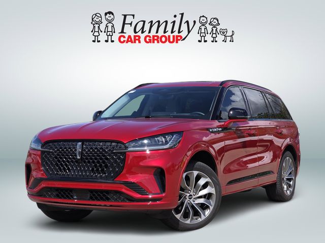 Red Carpet Metallic Tinted Clearcoat 2025 Lincoln Aviator Premiere AWD SUV / Crossover All-Wheel Drive Automatic
