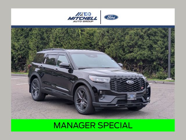 Agate Black Metallic 2026 Ford Explorer SUV / Crossover All-Wheel Drive Automatic
