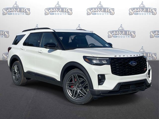 White Metallic 2026 Ford Explorer SUV / Crossover All-Wheel Drive Automatic