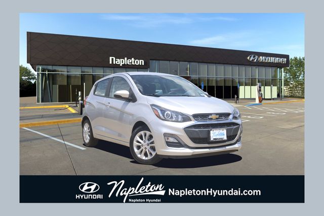 Silver Ice Metallic 2020 Chevrolet Spark Hatchback Front-Wheel Drive Continuously Variable Transmission