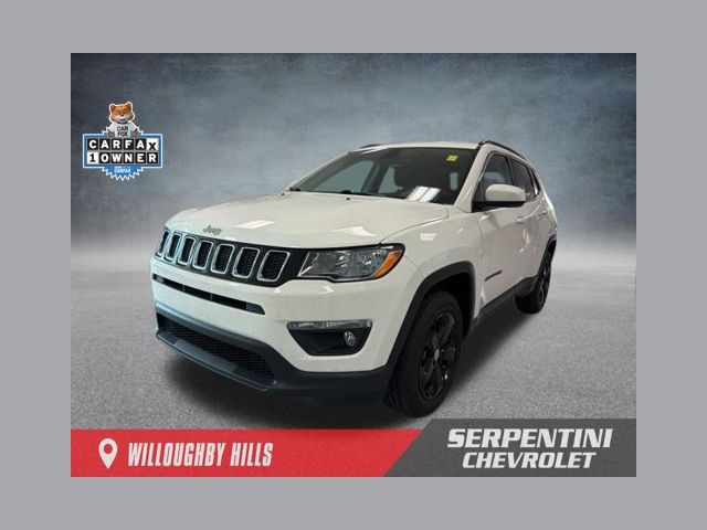 White Clearcoat 2019 Jeep Compass Latitude 4WD SUV / Crossover Four-Wheel Drive 9-Speed Automatic
