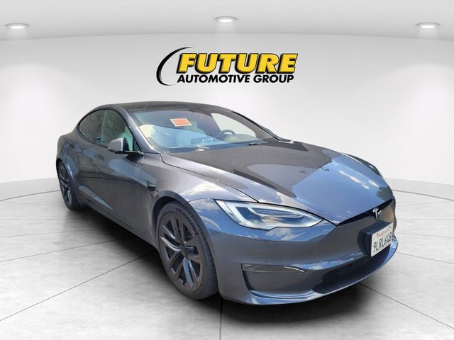 Midnight Silver Metallic 2021 Tesla Model S Plaid AWD Sedan All-Wheel Drive 1-Speed Automatic