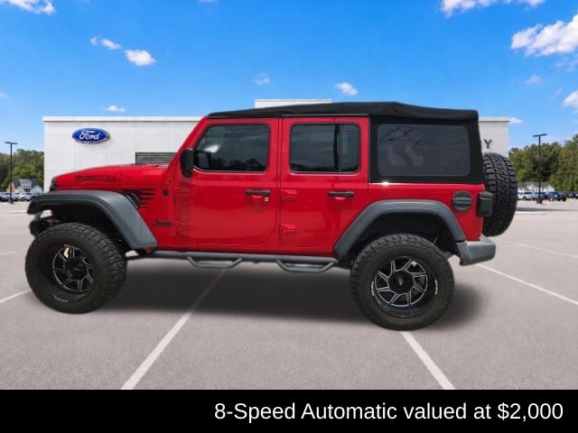 Red Clearcoat 2018 Jeep Wrangler SUV / Crossover Four-Wheel Drive 8-Speed Automatic