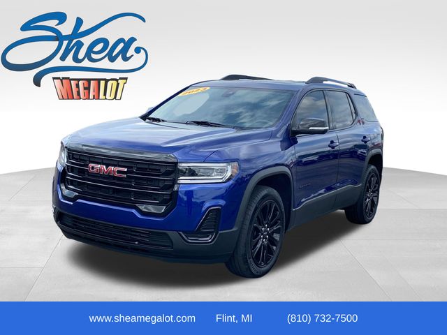 Ultra Blue Metallic 2023 GMC Acadia SLE AWD SUV / Crossover Four-Wheel Drive 9-Speed Automatic