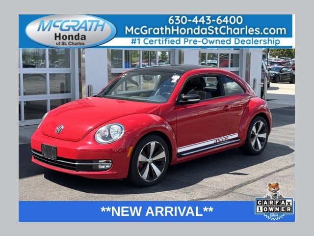 Tornado Red 2012 Volkswagen Beetle Hatchback 6-Speed Dual Clutch