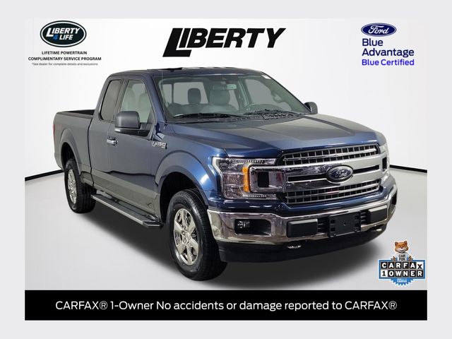 Blue Jeans Metallic 2019 Ford F-150 Pickup Truck Four-Wheel Drive Automatic
