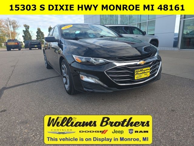 2024 Chevrolet Malibu LT - Black Metallic exterior view 3