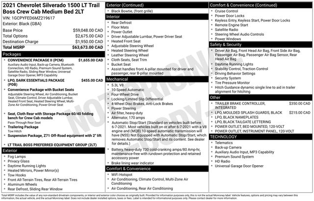 Used 2021 Chevrolet Silverado 1500 Truck