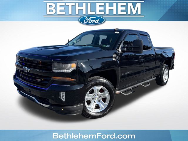 Black 2016 Chevrolet Silverado 1500 Pickup Truck Four-Wheel Drive 6-Speed Automatic Overdrive