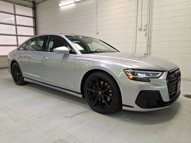 Silver 2022 Audi A8 Sedan All-Wheel Drive 8-Speed Automatic