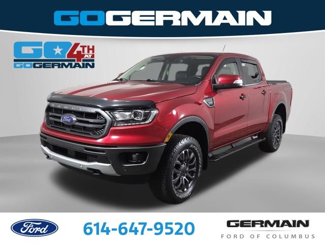 Rapid Red Metallic Tinted Clearcoat 2021 Ford Ranger Pickup Truck Four-Wheel Drive Automatic