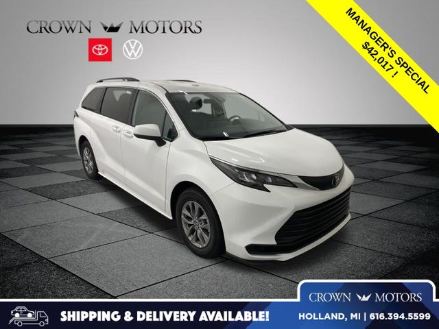 Ice 2026 Toyota Sienna Minivan Front-Wheel Drive Continuously Variable Transmission