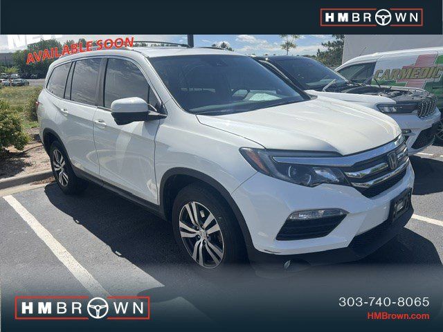 White 2016 Honda Pilot EX-L AWD with Honda Sensing SUV / Crossover Front-Wheel Drive 6-Speed Automatic
