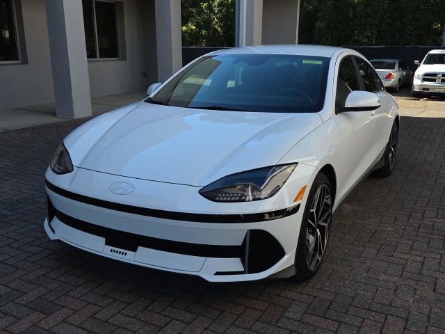 Serenity White 2024 Hyundai Ioniq 6 SEL RWD Sedan Rear-Wheel Drive 1-Speed Automatic