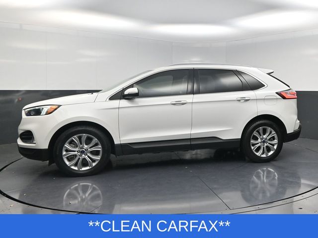 2022 Ford Edge Titanium White at DeMontrond Auto Country