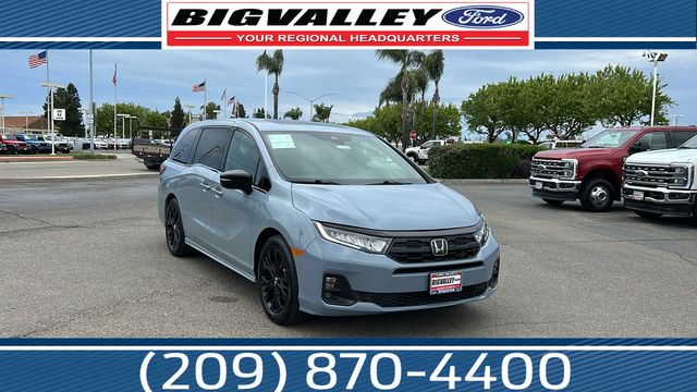 Gray 2025 Honda Odyssey Sport-L FWD Minivan Front-Wheel Drive Automatic