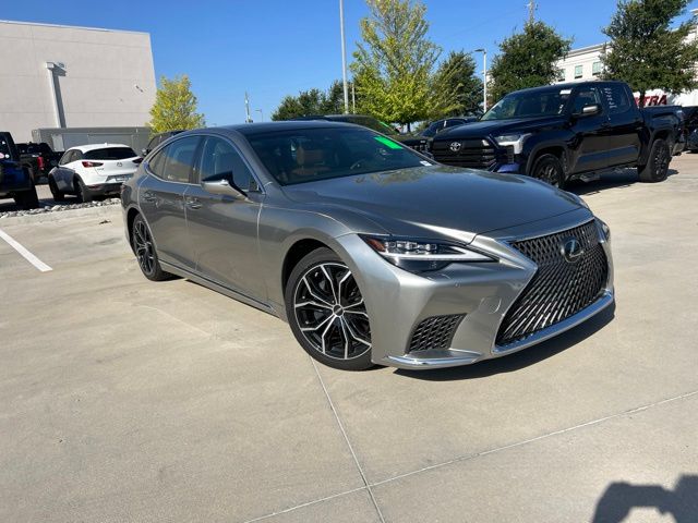 Silver 2022 Lexus LS Sedan Rear-Wheel Drive Automatic
