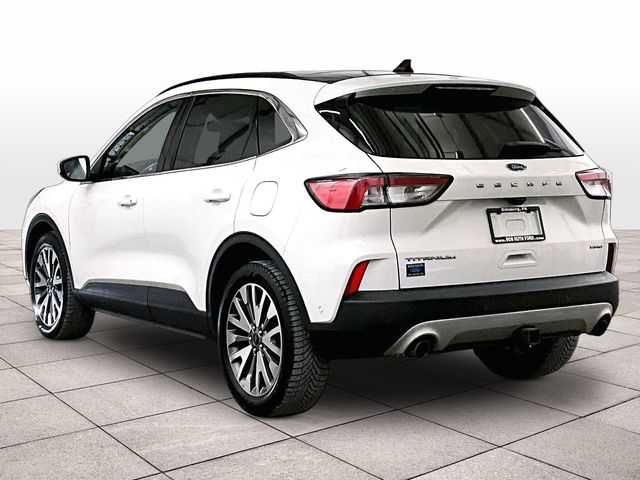 2020 Ford Escape Titanium White at Phil Fitts Ford