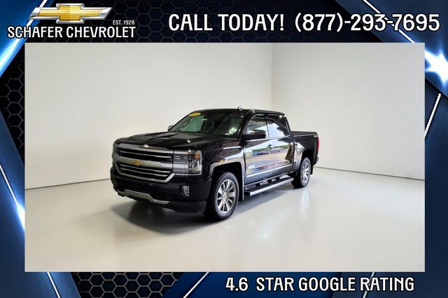 Black 2016 Chevrolet Silverado 1500 Pickup Truck Four-Wheel Drive 8-Speed Automatic Overdrive