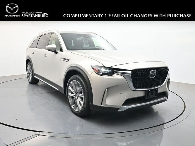 Gray (Platinum Quartz) 2025 Mazda CX-90 SUV / Crossover All-Wheel Drive 8-Speed Automatic
