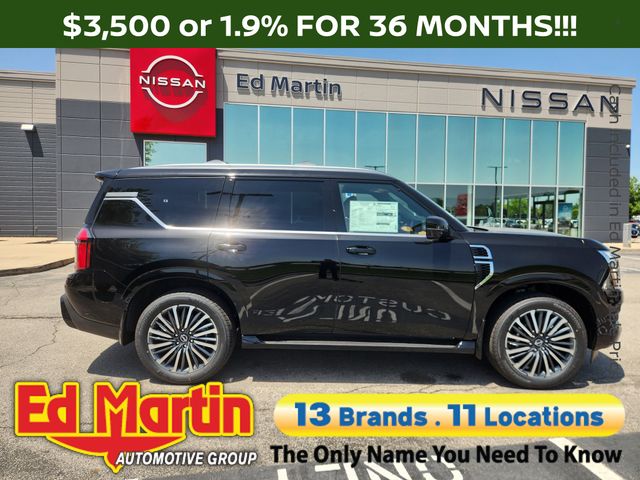 Super Black 2026 Nissan Armada SUV / Crossover Four-Wheel Drive 9-Speed Automatic