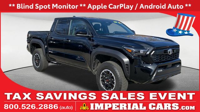 Black 2025 Toyota Tacoma Pickup Truck Four-Wheel Drive 8-Speed Automatic