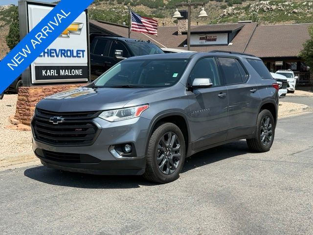 Gray (Satin Steel Metallic) 2019 Chevrolet Traverse SUV / Crossover Four-Wheel Drive 9-Speed Automatic