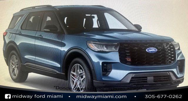 Vapor Blue 2025 Ford Explorer SUV / Crossover Rear-Wheel Drive Automatic