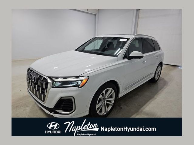 Glacier White 2025 Audi Q7 SUV / Crossover All-Wheel Drive 8-Speed Automatic