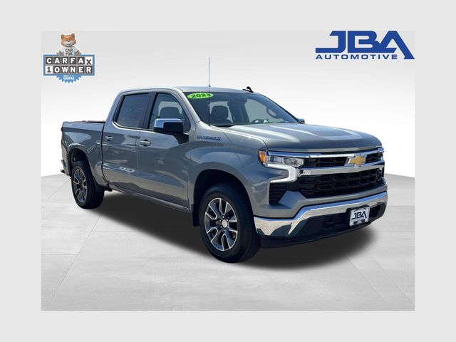 Sterling Gray Metallic 2023 Chevrolet Silverado 1500 LT Crew Cab 4WD Pickup Truck Four-Wheel Drive 8-Speed Automatic