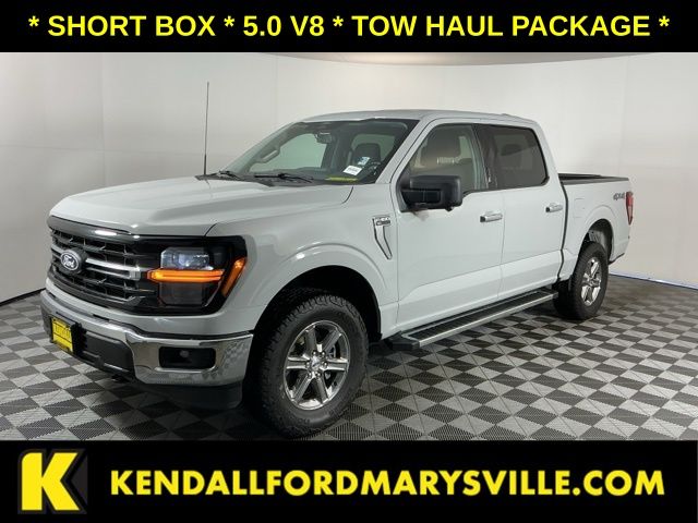 Avalanche Gray 2024 Ford F-150 Pickup Truck Four-Wheel Drive Automatic