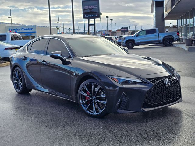 Black (Caviar) 2021 Lexus IS 350 F Sport RWD Sedan Rear-Wheel Drive 8-Speed Automatic