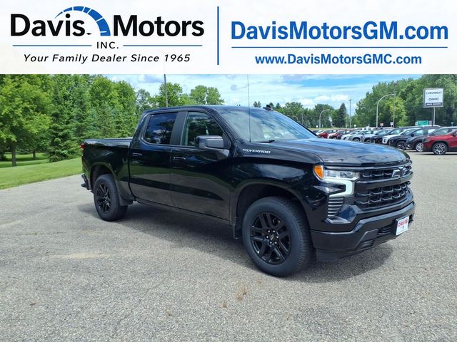 Black 2024 Chevrolet Silverado 1500 Pickup Truck Four-Wheel Drive 8-Speed Automatic