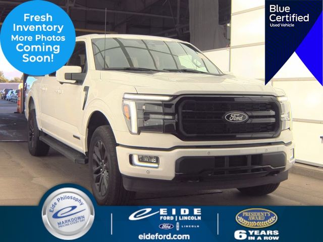 Star White Metallic Tri-Coat 2024 Ford F-150 Pickup Truck Four-Wheel Drive Automatic