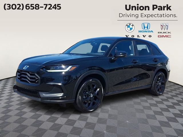 Gray 2024 Honda HR-V Sport AWD SUV / Crossover All-Wheel Drive Continuously Variable Transmission