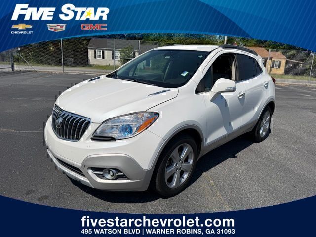 White Pearl Metallic 2015 Buick Encore Leather FWD SUV / Crossover Front-Wheel Drive 6-Speed Automatic Overdrive