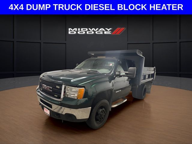 Woodland Green 2013 GMC Sierra 3500HD Pickup Truck Four-Wheel Drive 6-Speed Automatic